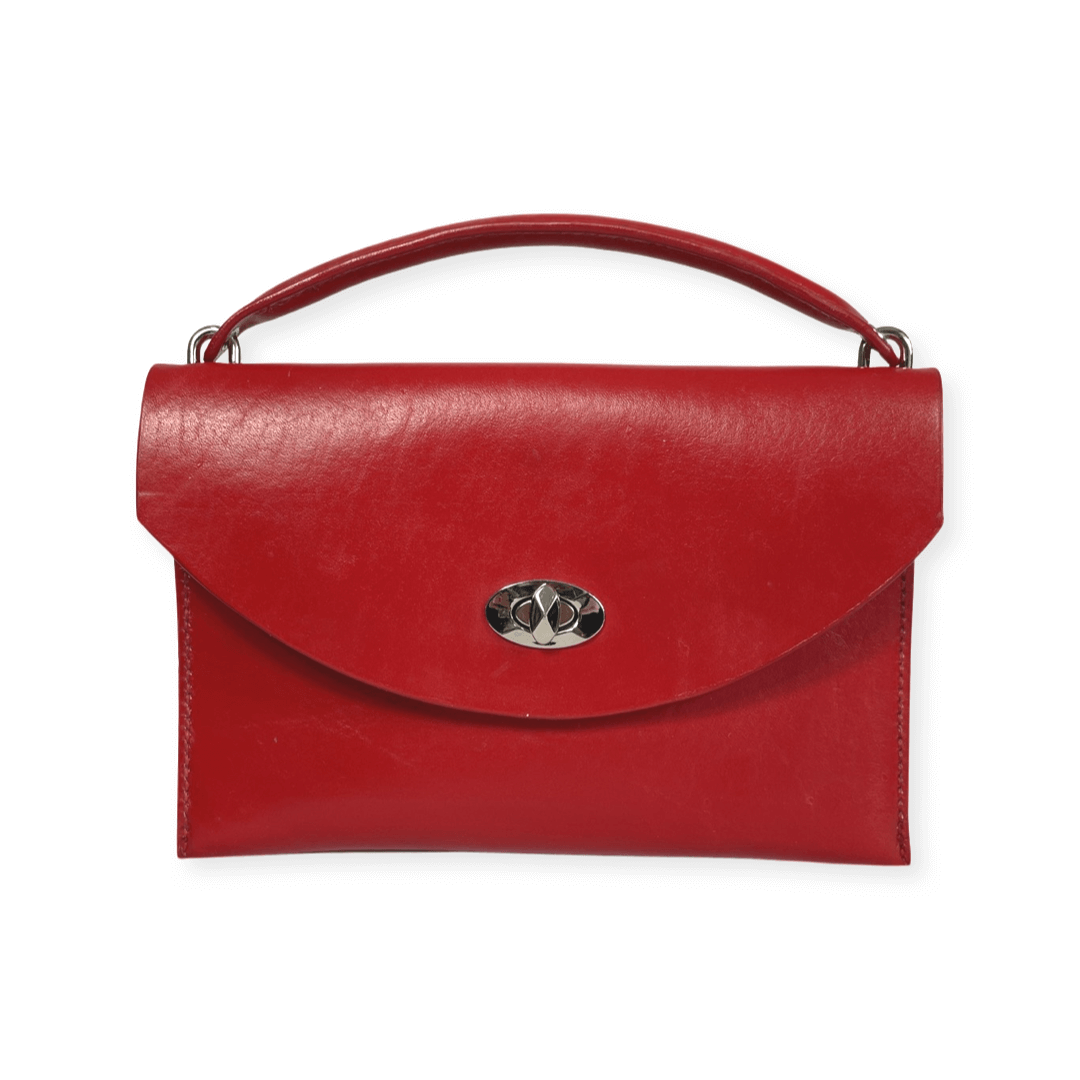 Classic Fire Red Clutch